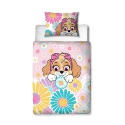 Paw Patrol Flowers Duvet Set Single