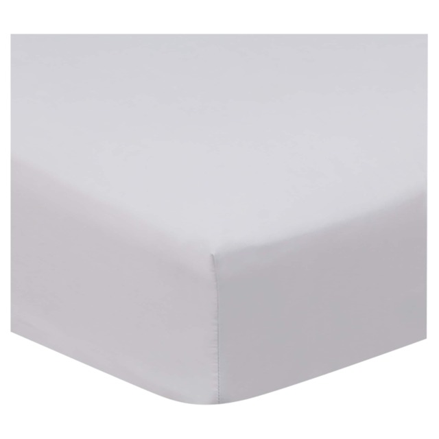 F&F Home Supersoft Silver Fitted Sheet Super King