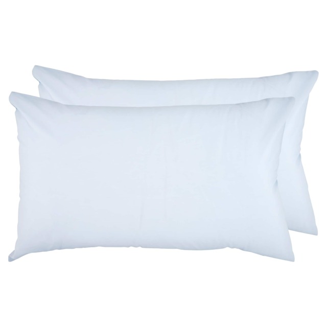F&F Home 100% Cotton Blue Pillowcase Pair