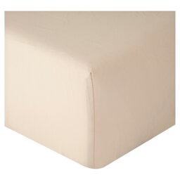 F&F Home Supersoft Natural Fitted Sheet Double