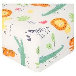 F&F Home Fun Jungle Fitted Sheet Single