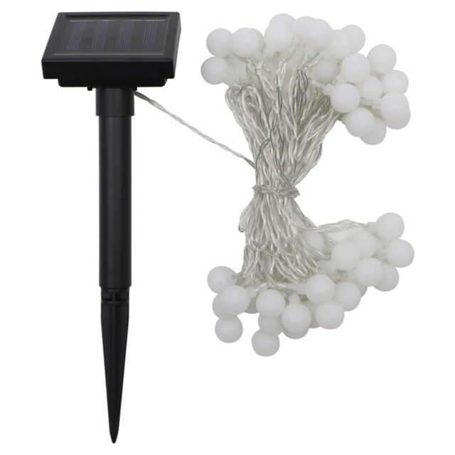 Tesco 50 Glow Solar Lights Multi-Coloured