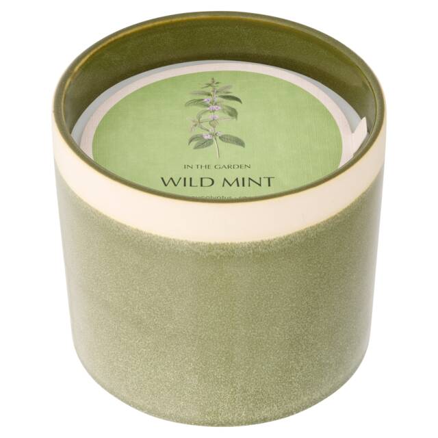 F&F Home In the Garden Wild Mint Large Candle 600g