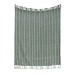 F&F Home Green Herringbone Throw