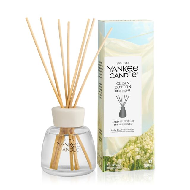 Yankee Classic Clean Cotton Reed Diffuser 100ML