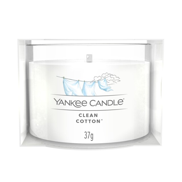 Yankee Signature Clean Cotton Votive Candle 37g