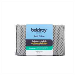 Beldray Grey Anti Bac Foam Bath Pillow