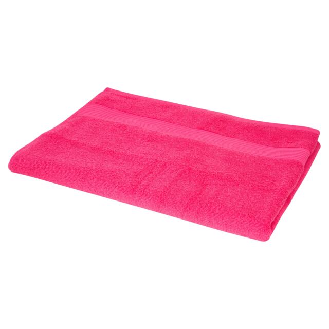 F&F Home Bright Pink Recycled Cotton Bath Sheet Towel