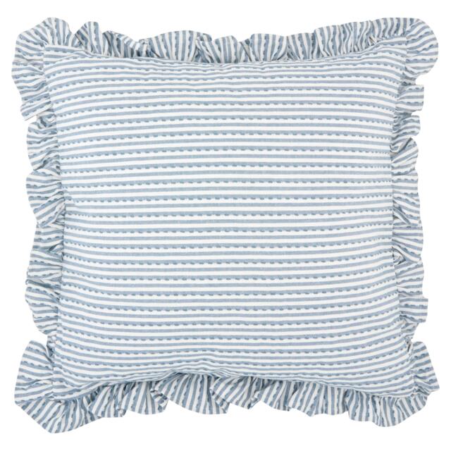 F&F Home Blue Stripe Cushion