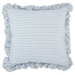 F&F Home Blue Stripe Cushion