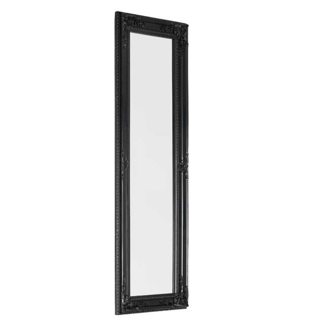 Lumiere Black Full Length Dress Mirror
