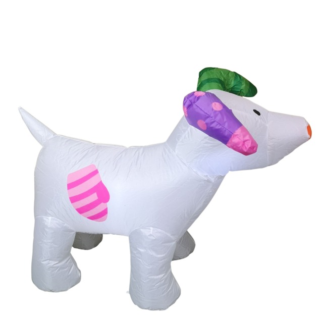 85cm The Snowman And The Snowdog Indoor Outdoor Light Up Christmas Inflatable