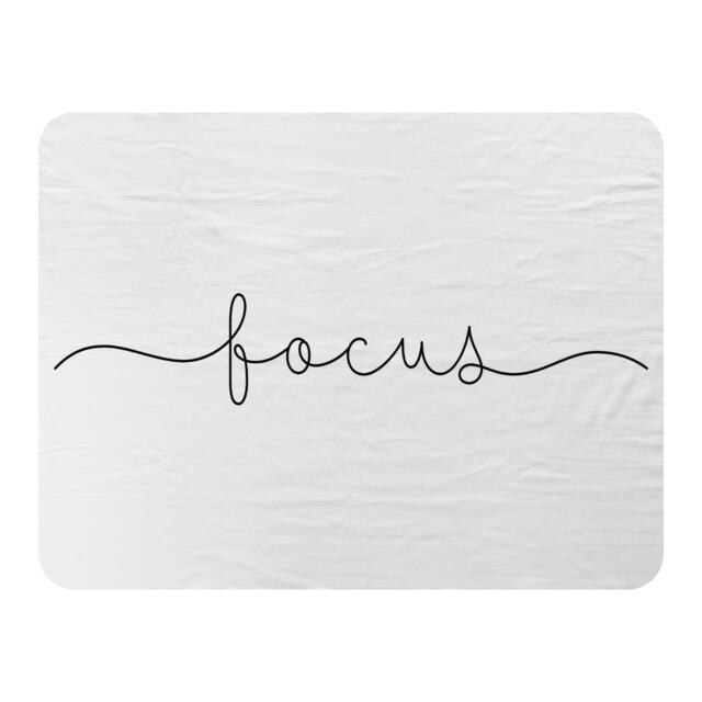 Text Focus Designer Blanket Multi