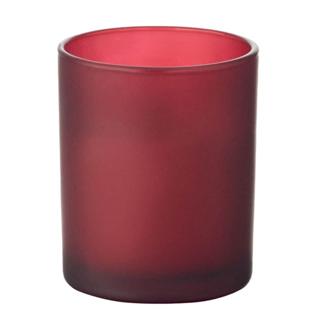 MidOcean Kivas Wood Plant-Based Scented Candle Red Burgundy One Size 1