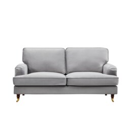 Woodbury 2 Seat Velvet Sofa - Grey