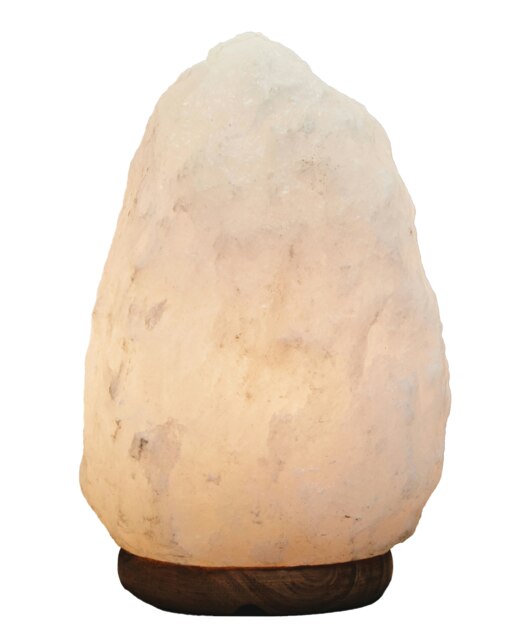 Interiors by Premier White Natural Salt Lamp, Reduce Stress, Decor Salt Lamp, Hassle-free Care Natural Lamp