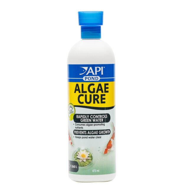473ml API Pond Algae Cure Clears Green Water Fast and Prevents Algae Growth Pond Water Treatment