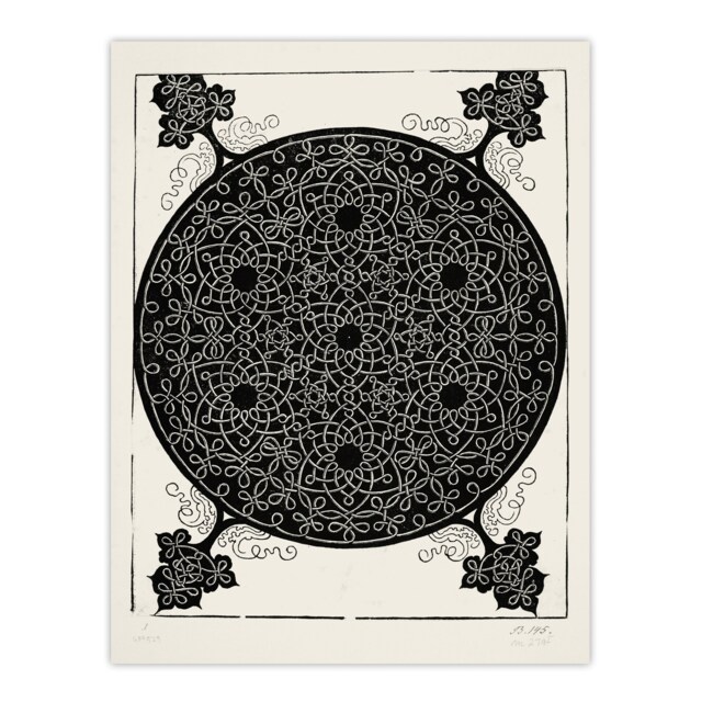 "Knob with seven hexagonal stars Durer Huge Wall Art Poster Print 24X32"""