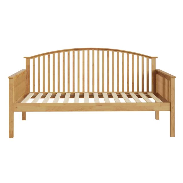 Madrid Wooden Day Bed Single Oak Cream Oak