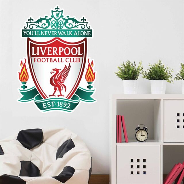 Liverpool FC Crest Wall Sticker, Posters & Wall Stickers, Sports, Gift