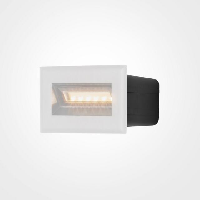Maytoni Bosca Outdoor Recessed Wall Lamp White, 8.4cm, 3000K IP65