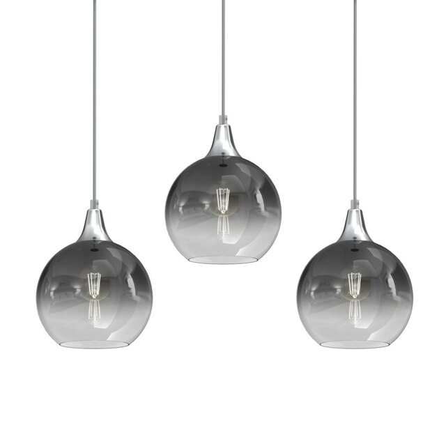 Milagro Pendant Lamp Monte Silver 3XE27
