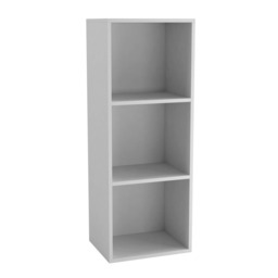Wooden Bookcase Shelving Display Storage Shelf Unit Wood Shelves Multi White - 3 Shelf 1