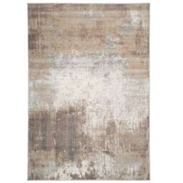 KUKOON Greige Distressed Abstract Living Area Rug 240cm x 330cm Cream