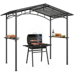 Outsunny 246 x 149cm Outdoor BBQ Protective Gazebo Aluminium Frame
