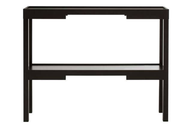 Orsina Two Tiered Design Console Table, Console Table With Storage Shelf, Durable And Versatile Hallway Table