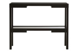 Orsina Two Tiered Design Console Table, Console Table With Storage Shelf, Durable And Versatile Hallway Table