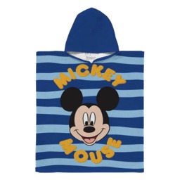 Disney Childrens/Kids Mickey Mouse Hooded Towel Blue Blue/Yellow One size 1