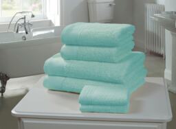 Chatsworth 600gsm Pure Cotton Towels Soft & Absorbent Blue Turquoise Hand towel 1