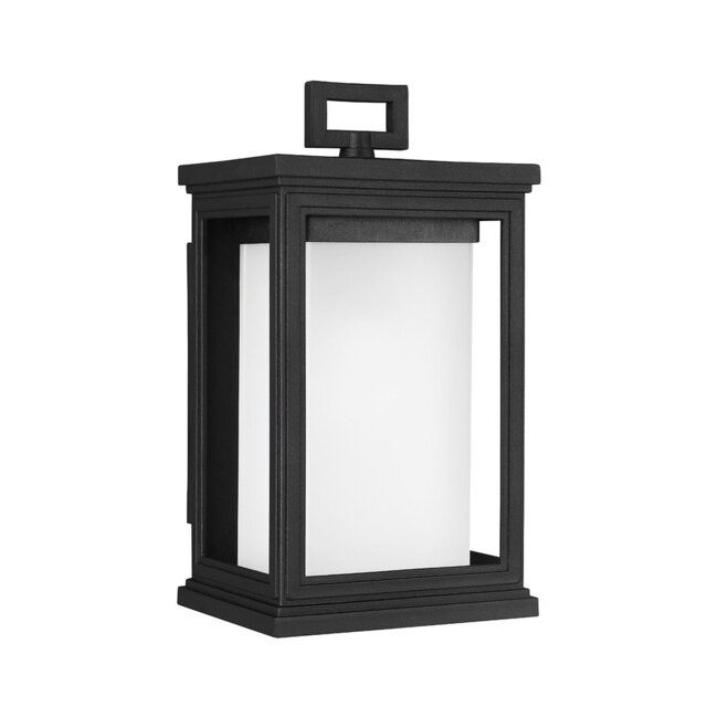 Roscoe 1 Light Outdoor Small Wall Lantern Light Black IP44, E27