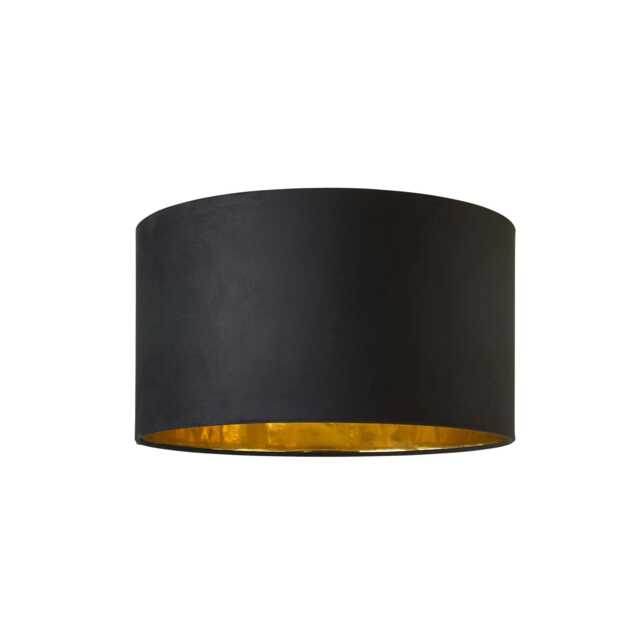 ValueLights Reni Large Black Velvet Gold Shade