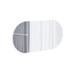 Decortie Otis Oval Wall Mirror 80x40cm White