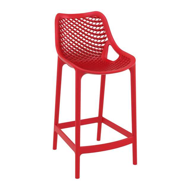 Spyro Mid Height Bar Stool 65 - Red Red