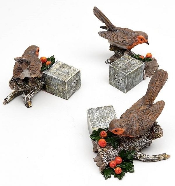 Robin Plant Pot Feet - Set of 3 Brown