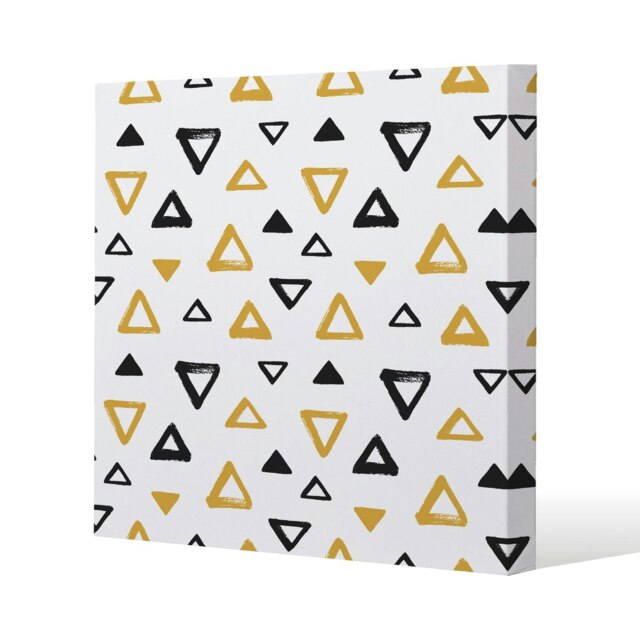Egyptian hieroglyphic decorative background (Canvas Print) Multi