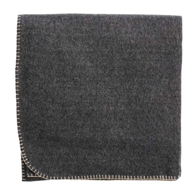 Vinga Bilton Recycled Blanket - Grey - 0.5cm x 170cm x 130cm