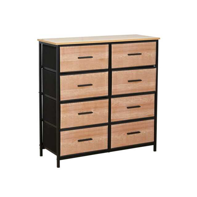 Chest 8 Storage Drawers Compact Modern Design 80cm Wide Home Furniture Organiser