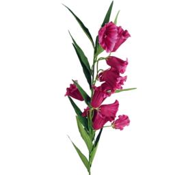 100cm Trumpet Artificial Flower Stem Fuchsia Pink
