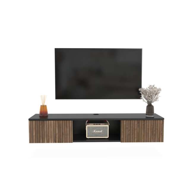 Elia 140 cm Wide Wall Mounted Floating TV Unit for TVs up to 60 inches