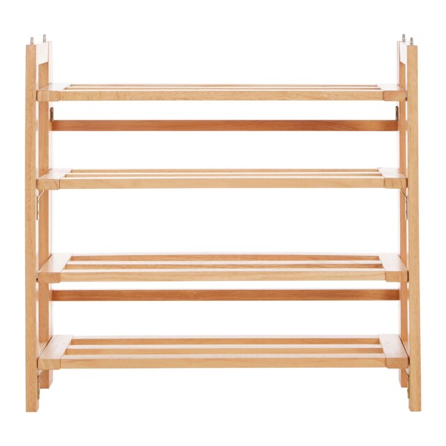 ARLA 4 Tier Folding Shoe Rack Cream