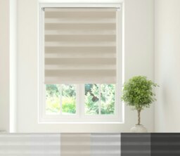 Day Night Blind Long Drop Taupe 140cm x 210cm