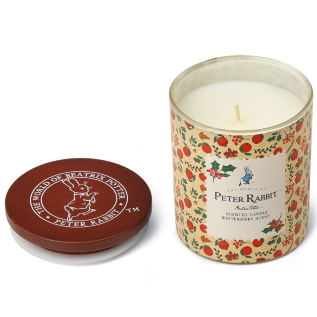 Peter Rabbit Scented Glass Candle - Winterberry