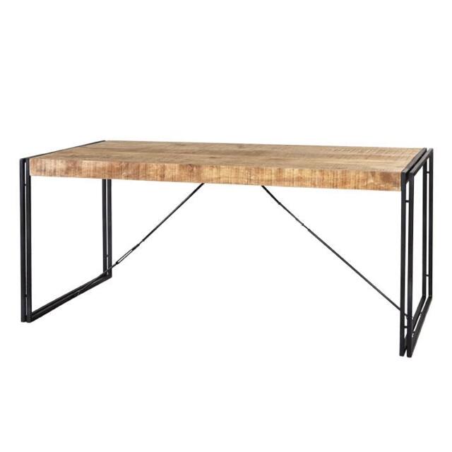 Herica Industrial Vintage Mintis Medium Dining Table Brown
