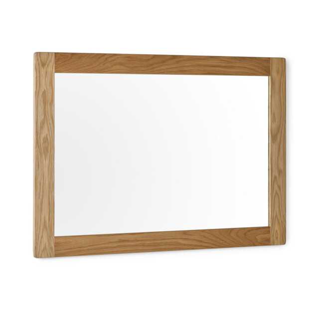 Aureva Waxed Oak Framed Wall Mirror