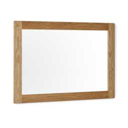 Aureva Waxed Oak Framed Wall Mirror