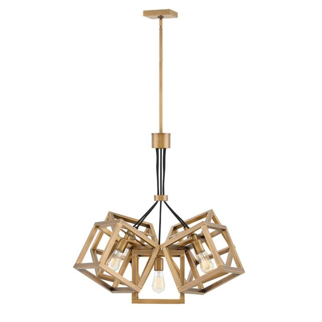 Hinkley Fredrick Ramond Ensemble 5 Light Pendant Brushed Bronze